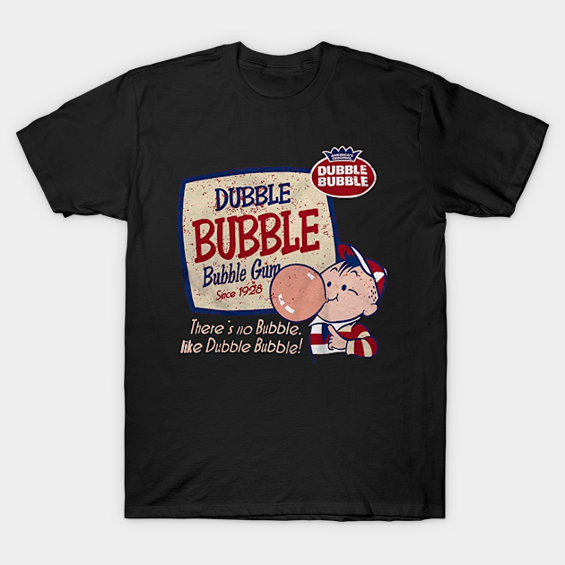 Vintage Dubble Bubble Kid Worn - Bubble Gum - T-Shirt | TeePublic