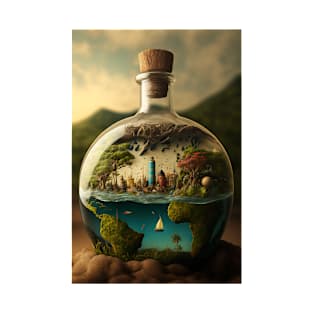 Lighthouse in a bottle T-Shirt