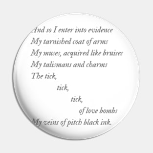 The tortured poets department Pin