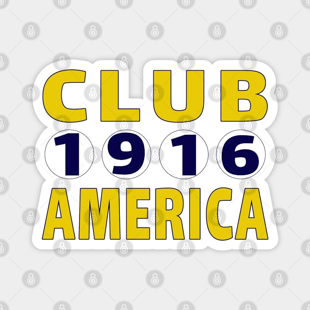 Club America 1916 Classic Magnet by Medo Creations