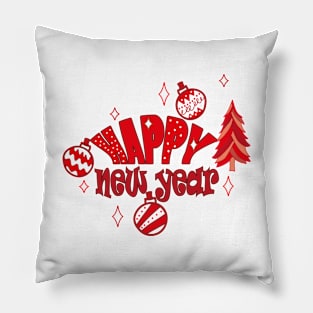 Happy New Year 2024 Pillow