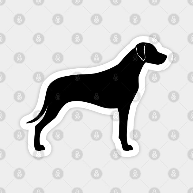 Rhodesian Ridgeback Silhouette Magnet by Coffee Squirrel