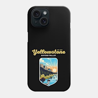 USA - NATIONAL PARK - YELLOWSTONE Hayden Valley -13 Phone Case