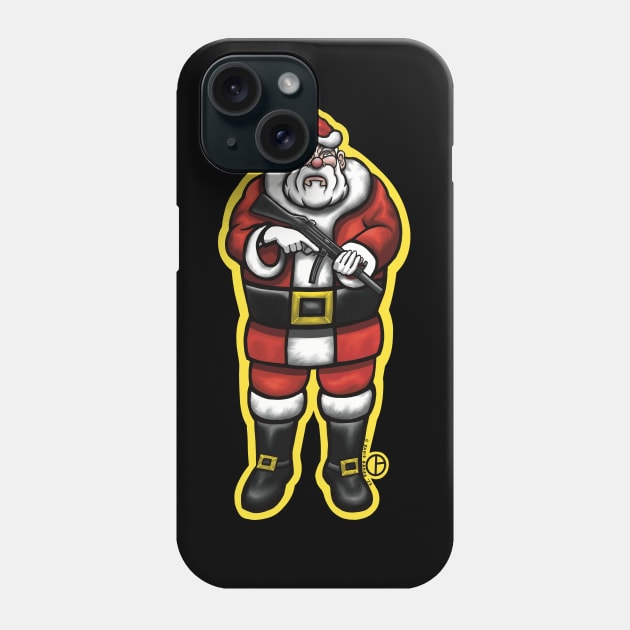 Santa Claus Phone Case by Art from the Blue Room