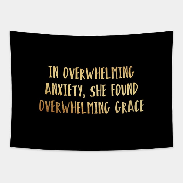 In overwhelming anxiety Tapestry by Dhynzz