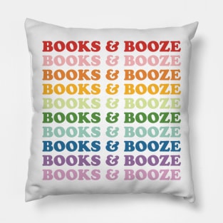 BOOKS & BOOZE Pillow