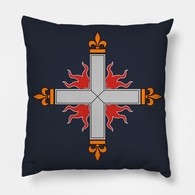 Musketeers Logo Pillow by nickbeta