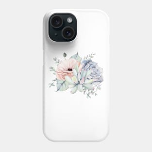 Beautiful Succulents Bouquet Phone Case