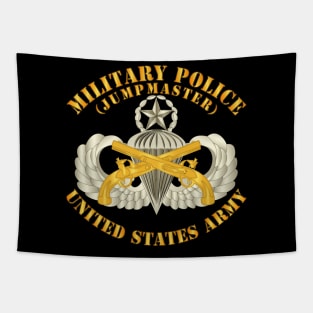 Military Police Branch w Jumpmaster Airborne Badge Tapestry