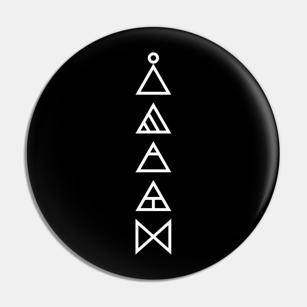 Learn, Express, Explore, Create, and Reflect Minimalist glyphs Pin by Magicform