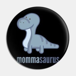 Mommasaurus Shirt Dinosaur Family Shirt Set Pin