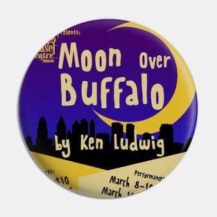 Carousel Theatre Moon Over Buffalo Show Poster Pin