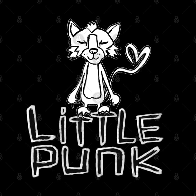 Little Punk, Punk cat by badlydrawnbabe