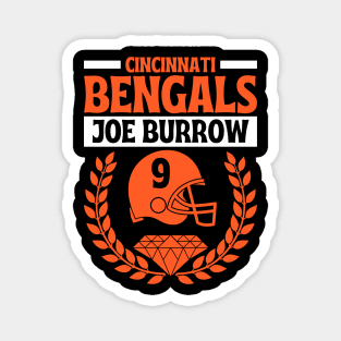 Cincinnati Bengals Joe Burrow 9 American Football Magnet