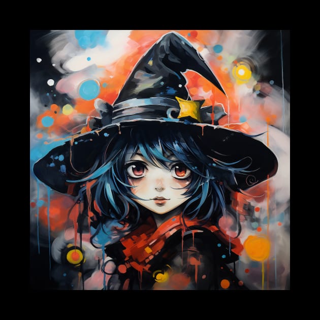 Halloween witch girl by NumberOneEverything