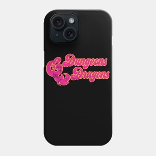 Bright Dungeons & Colorful Dragons (Worn) Phone Case