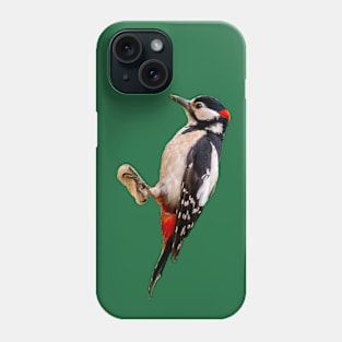 Great Spotted Woodpecker Phone Case