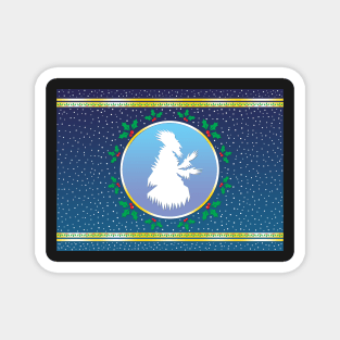 Jack Frost - Arctic Blue Fresco Magnet