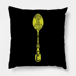 The Spoon Question Pillow