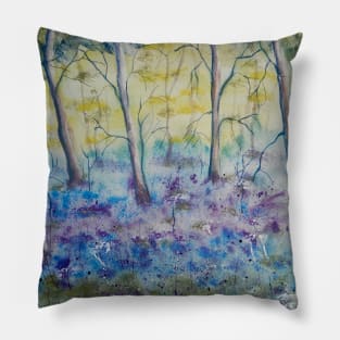 Bluebell Wood Pillow