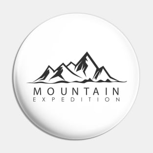 Mountain expedition adventure Pin