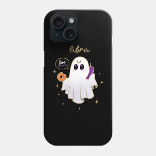 Libra Boo donut Ghost Phone Case