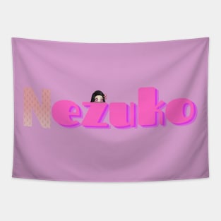 Demon Slayer, Nezuko Kamado "mmhmp mmhmmp mmhhmmp" Tapestry