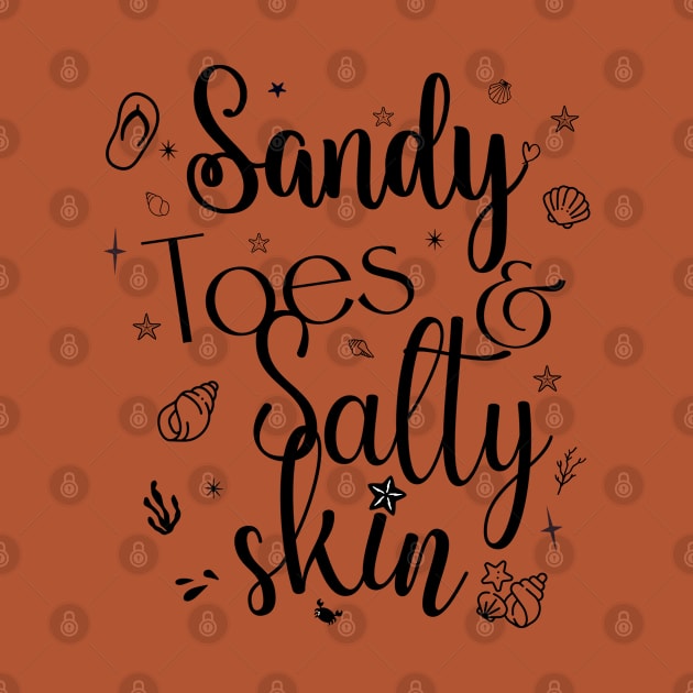 Sandy toes & salty skin; beach; ocean; sea; holiday; summer; beach life; beach vacay; island; tropical; beach lover; beach babe; seaside; vacation; shells; sand; salt; water; water baby; mermaid; starfish; by Be my good time