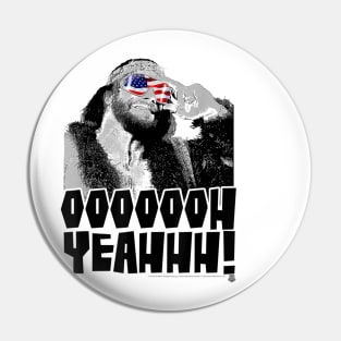 Macho Man Patriotic Pin