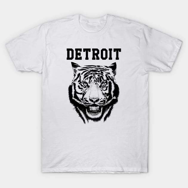 MLB Baseball My Cat Loves Detroit Tigers Long Sleeve T-Shirt