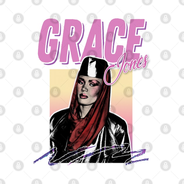 Grace Jones #2 /// 80s Styled Aesthetic Tribute Art by DankFutura