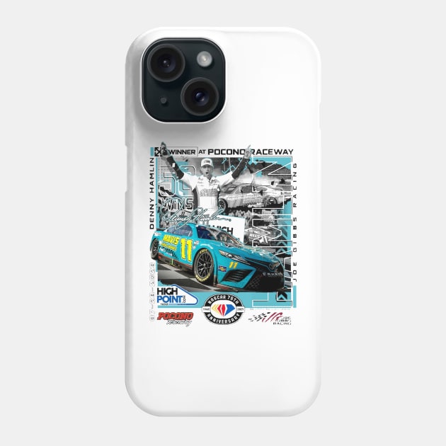 Denny Hamlin 400 Race Winner Phone Case by art.Hamdan