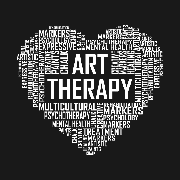 Art Therapy Heart by LetsBeginDesigns