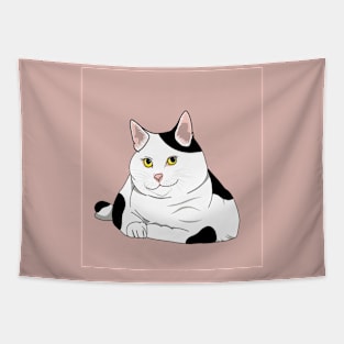 cute fat cat Tapestry