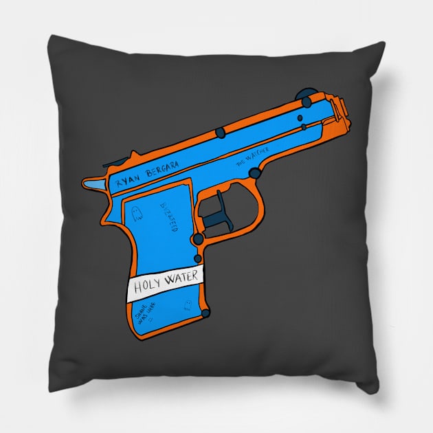 WATER GUN Pillow by ARTCLX