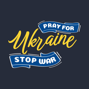 Pray for ukraine Russia Putin Puck Futin stand with ukrain T-Shirt