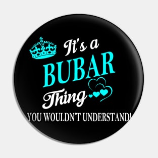 BUBAR Pin