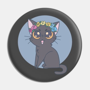 Subtle Pan Pride Cat Pin