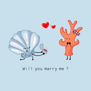 will you marry me ? T-Shirt