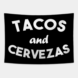 Tacos and Cervezas - Taco and Beer Tapestry