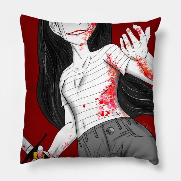 lola in revenge sword art Pillow by jorge_lebeau