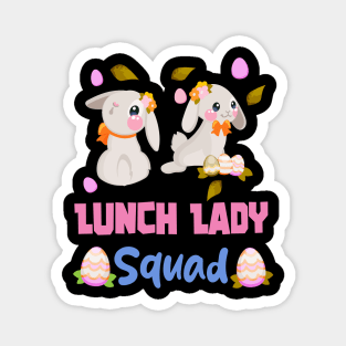 Lunch Lady squad happy easter day Magnet