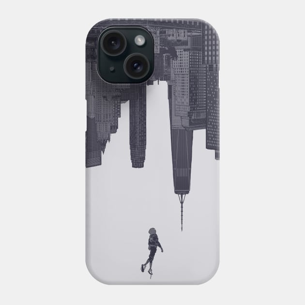 Spiderverse Grey Phone Case by justblackdesign