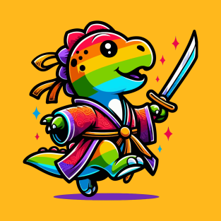 Cute Dino Warrior T-Shirt