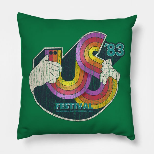 US Festival 1983 Pillow by vender