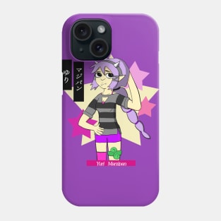 Yuri Marzipan the Oni - Cute Preppy (pastel goth palette) Phone Case