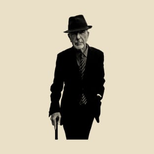 Leonard Cohen /// Vintage Style T-Shirt