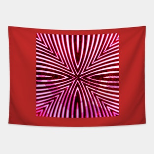 Red and black curves Tapestry