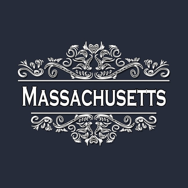 Massachusetts State by Usea Studio