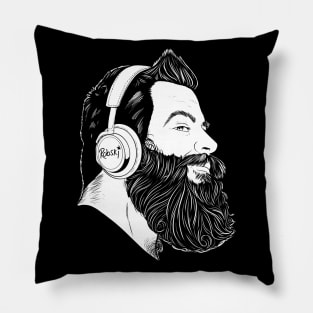 BearBull B&W Pillow